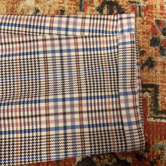 Anthropologie malcom plaid tapered pant w/cuff - Picture 8 of 9